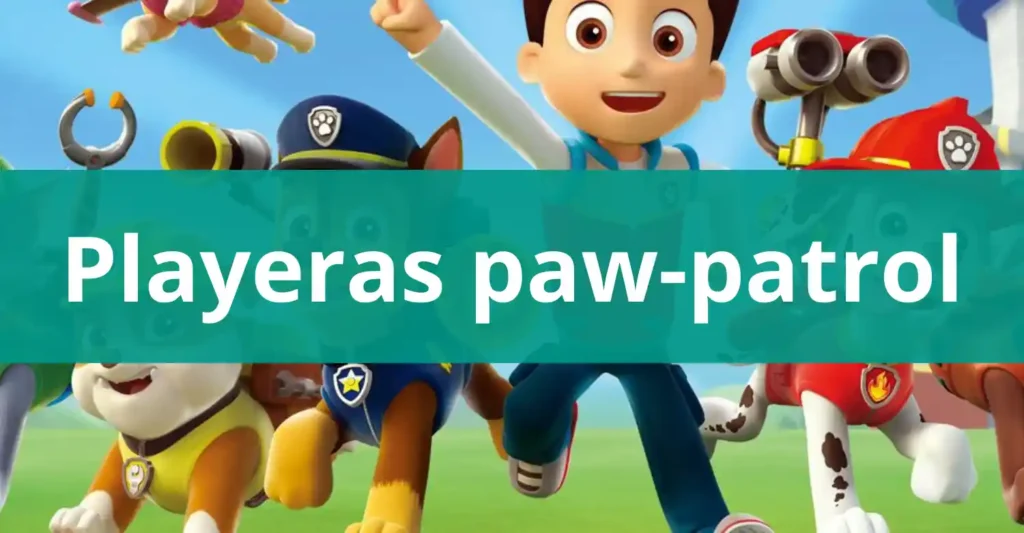 playeras de paw patrol personalizadas en guatemala